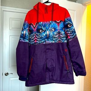 Volcom women’s large snowboard ski jacket